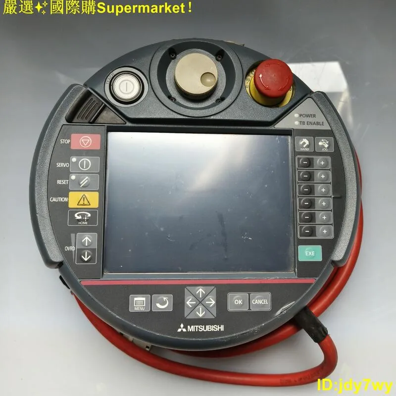 【嚴選特賣】Mitsubishi日本三菱二手示教器R56TB BKO-FA0818H07,REV:N 24VDC /0.
