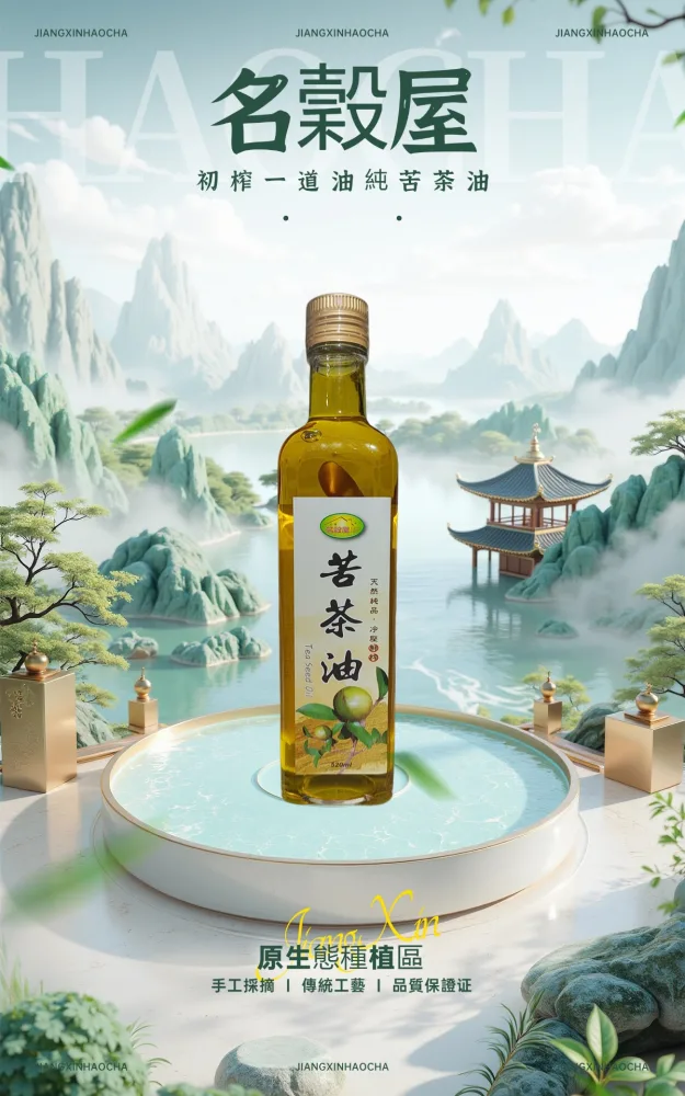 苦茶籽油  520ml
