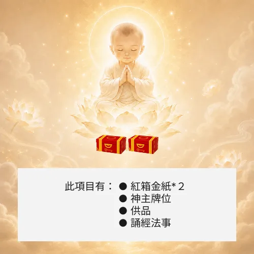 超渡嬰靈-２箱金紙（基本）