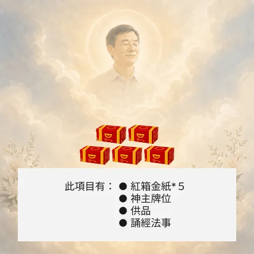 超渡亡者-５箱金紙