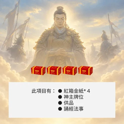超渡眾英烈-４箱金紙