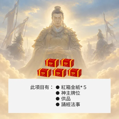 超渡眾英烈-５箱金紙