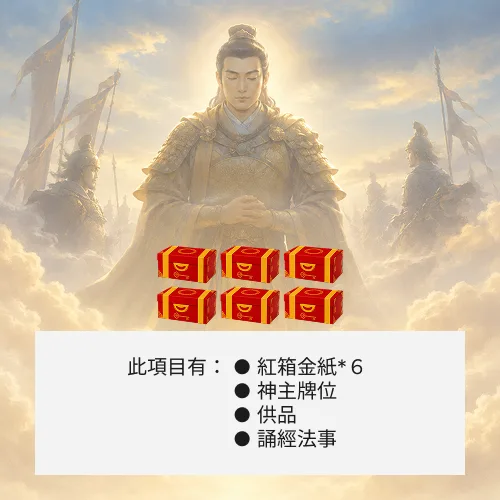 超渡眾英烈-６箱金紙