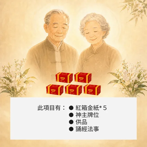 超渡歷代祖先-５箱金紙