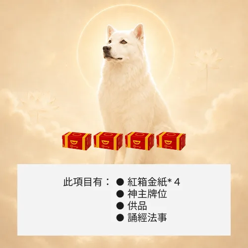 超渡六畜生靈-４箱金紙