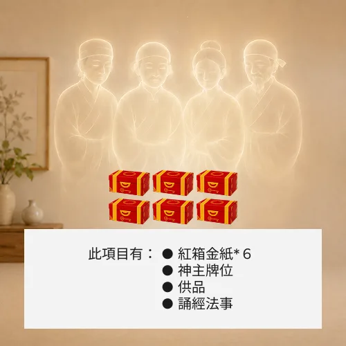 超渡地基主-６箱金紙