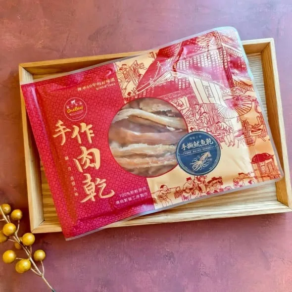 第一牛肉跨界力作～手撕大魷魚乾