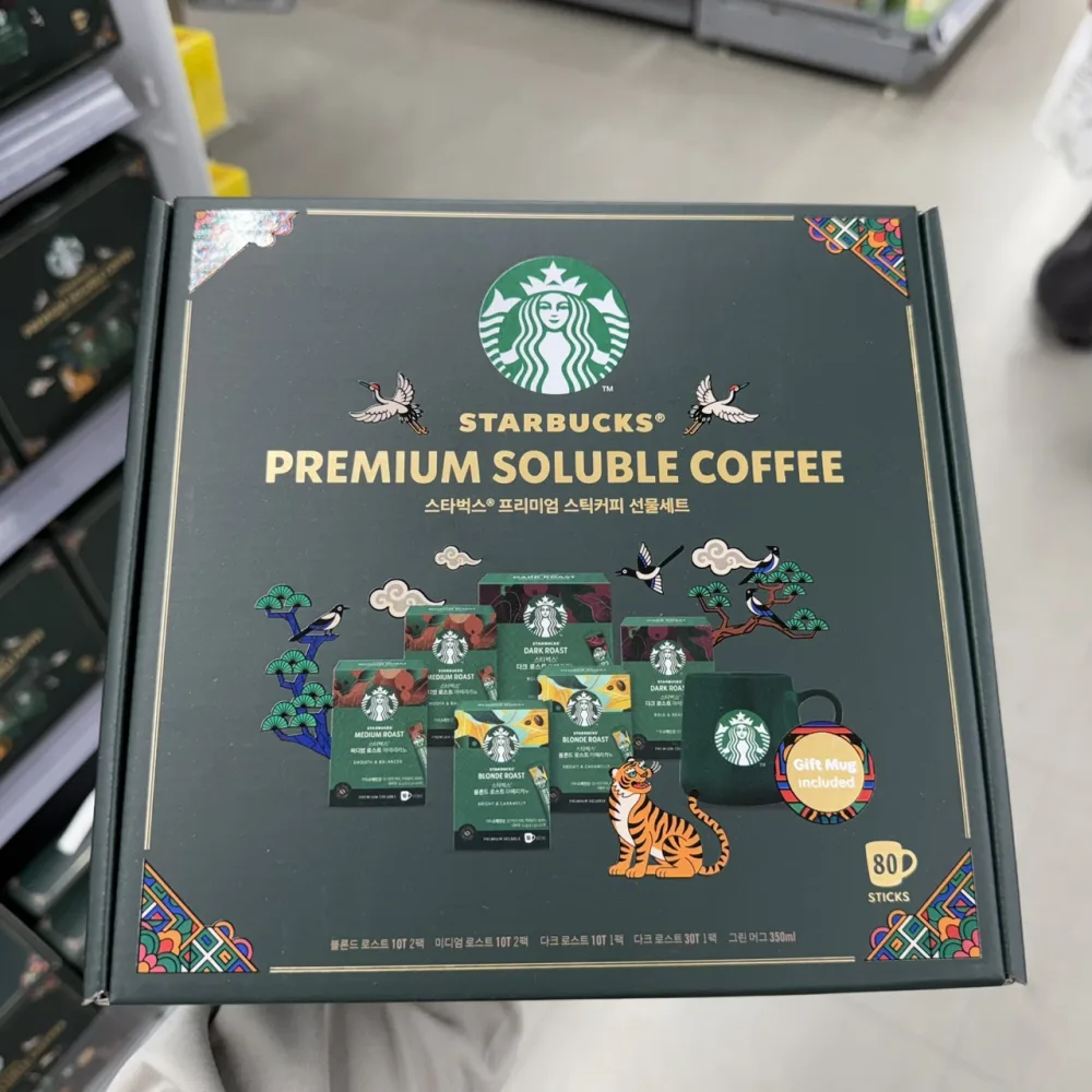 預購／🇰🇷韓國星巴克｜Premium 即溶咖啡禮盒☕️💚