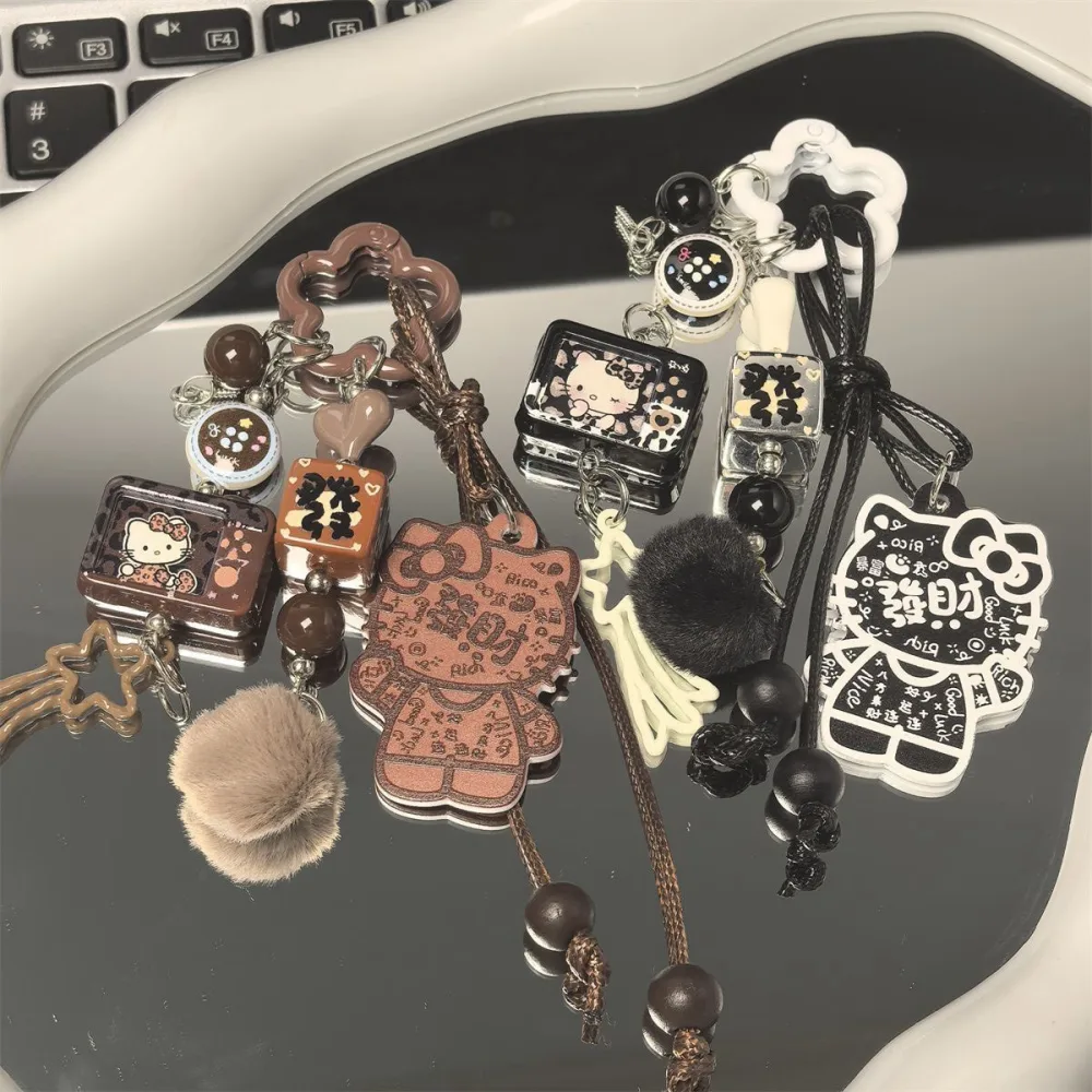 柔💕創意新年發財手機掛件小提溜鑰匙扣包包掛件書包裝飾鑰匙扣掛飾