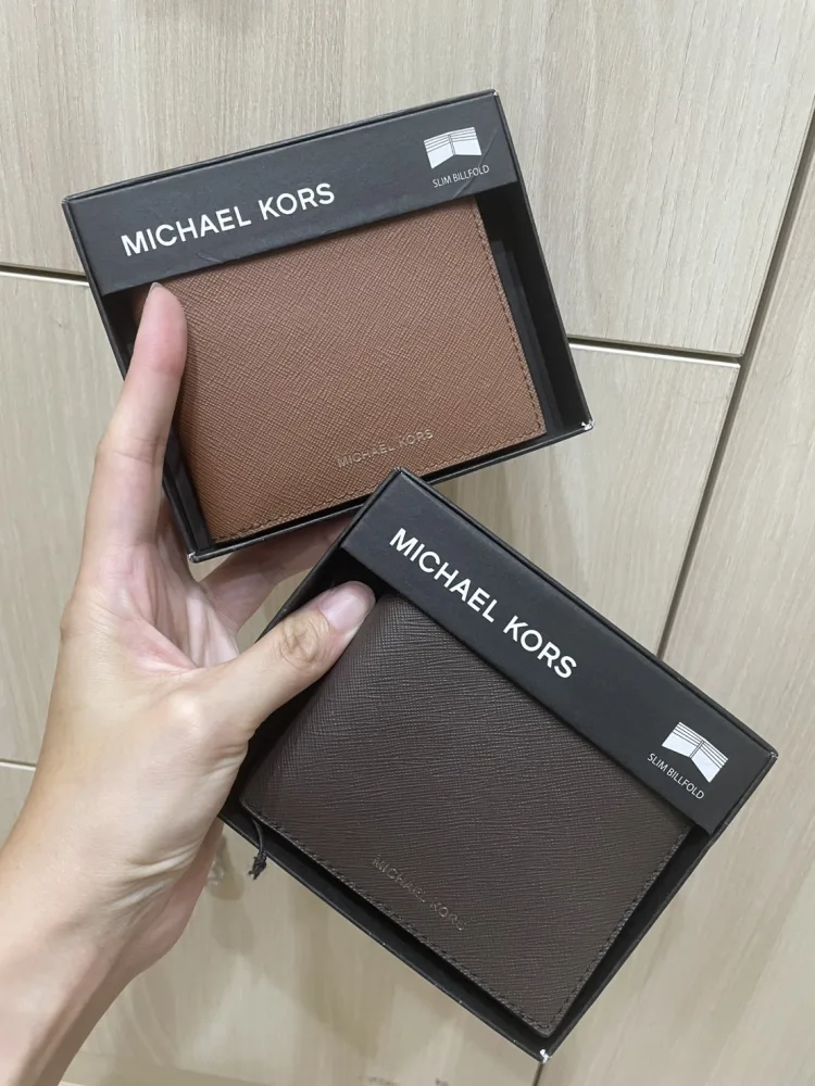 JOY💕MK 防刮皮革短夾