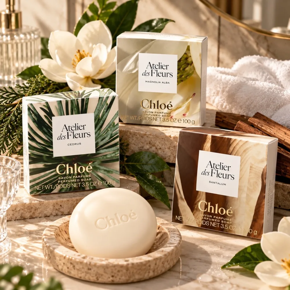 mio💕CHLOÉ 香氛香皂三件禮盒 100G × 3入組